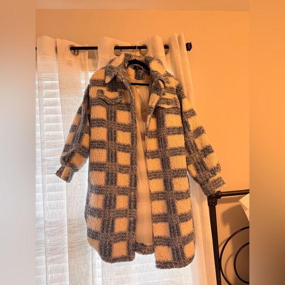 Blue and White Lulus Coat - Picture 2 of 5